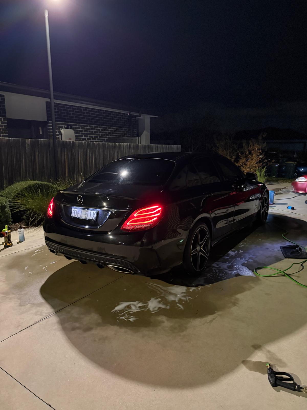 Paint correction finish, Mercedes